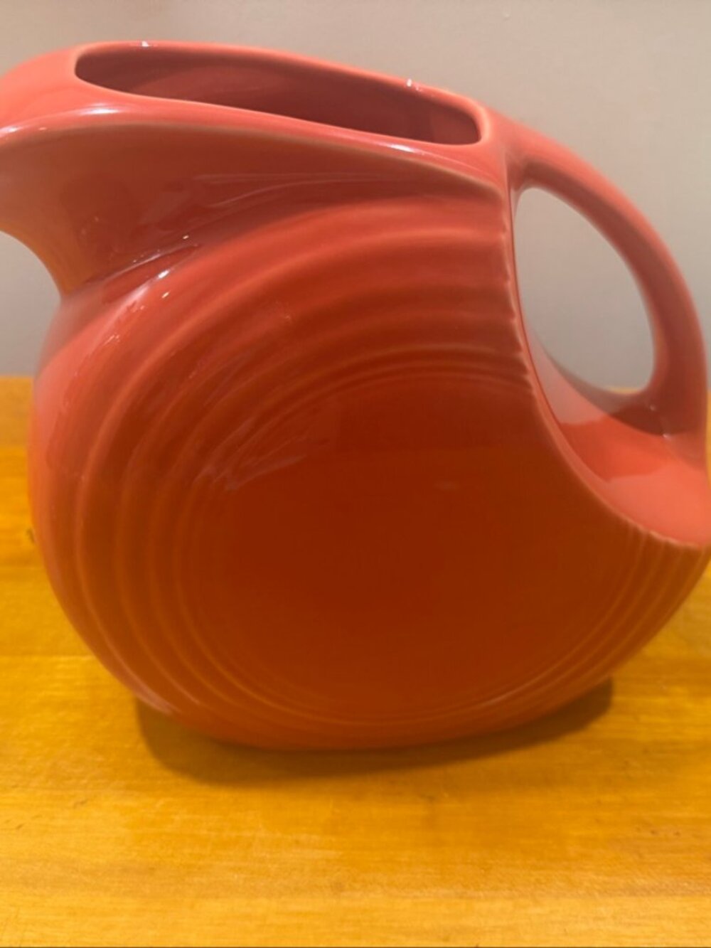 Fiesta Poppy Large Disc Pitcher 67oz HLC USA Homer Laughlin